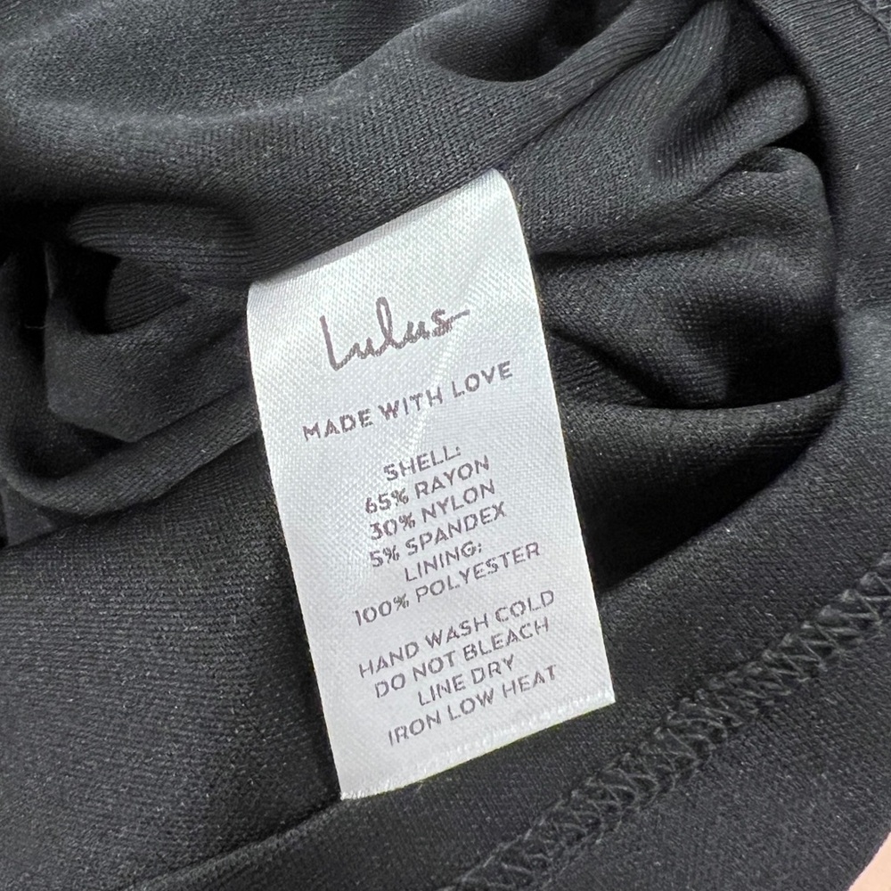 Lulus Black Mini Dress - Picture 4 of 5